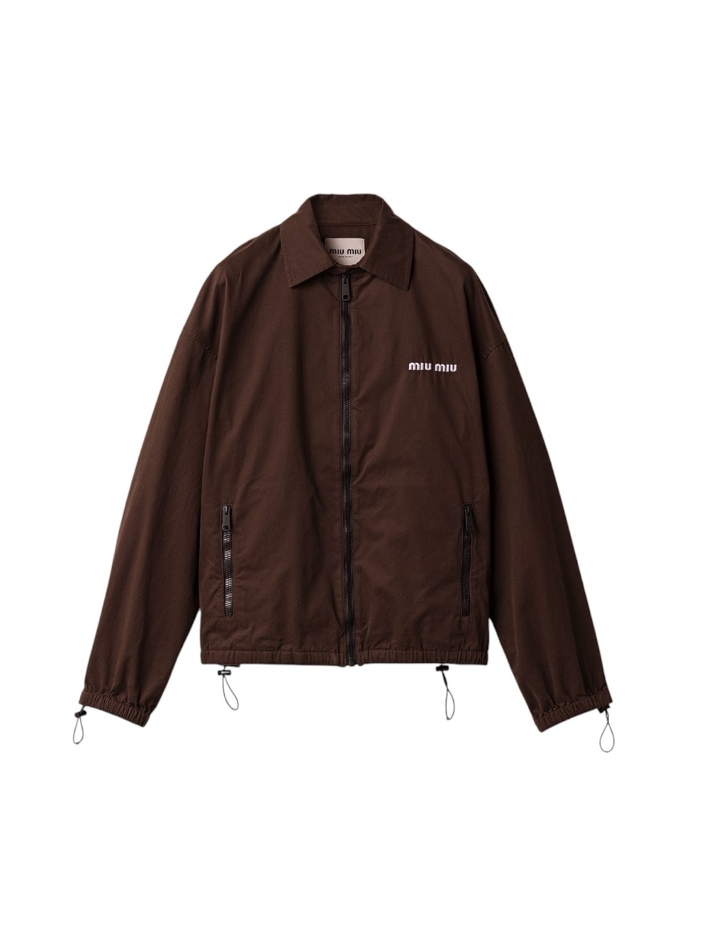 Miu Miu Washed gabardine blouson jacket It36